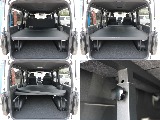 お仕事にもお出かけにも大活躍の高さ調節可能車中泊ベットキット...