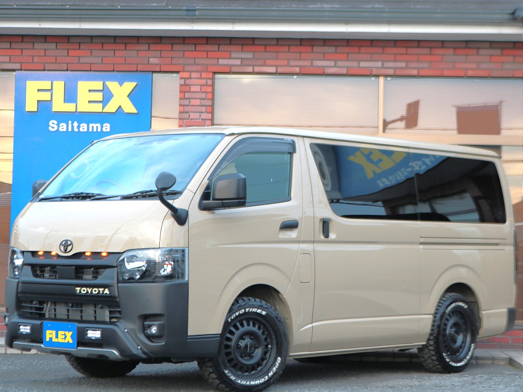 トヨタ&nbsp;ハイエースバン&nbsp;5ドアバン2.8ディーゼルT スーパーGLロング&nbsp;【買取直販】アースカラーBIG-Xナビ&nbsp;埼玉県