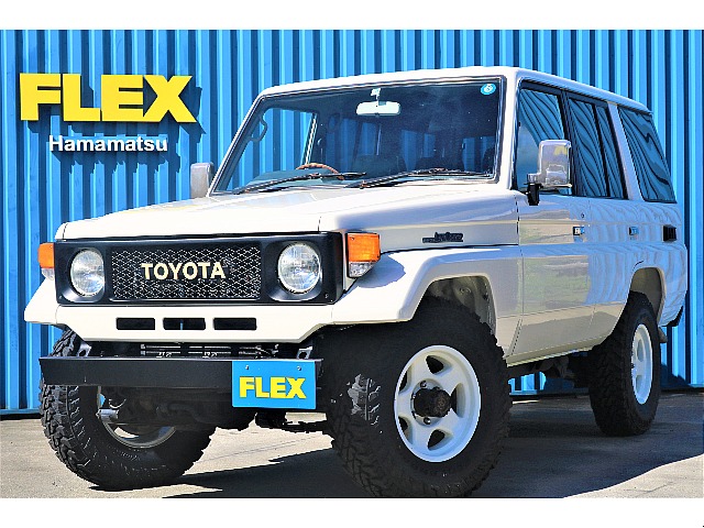 ランクル７７ＬＸ５速マニュアル！！低走行10万km！！ホワイトＮＥＷペイント！！