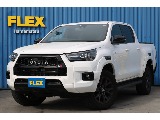 トヨタ ハイラックス 4ドア2.4Z GRスポーツディーゼルターボ 4WD 白 走行１万km 静岡県