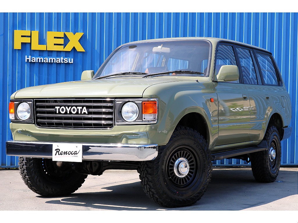 トヨタ ランドクルーザー80 バン4.2DT VXリミテッド 4WD 低走行15万km Renoca シダーG 静岡県