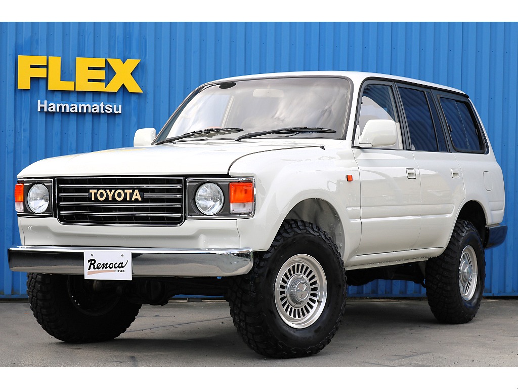 トヨタ ランドクルーザー80 4.5VXリミテッド 4WD ペッパーホワイトNEWペイント 静岡県