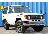 トヨタ ランドクルーザー70 70 3ドア4.2ディーゼル LX 4WD ５速マニュアル ホワイト ショートボディ 静岡県の詳細画像 その4