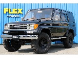 78プラド、2インチUP、ワイドボディ、オールペイントブラックの車両が入庫しました。