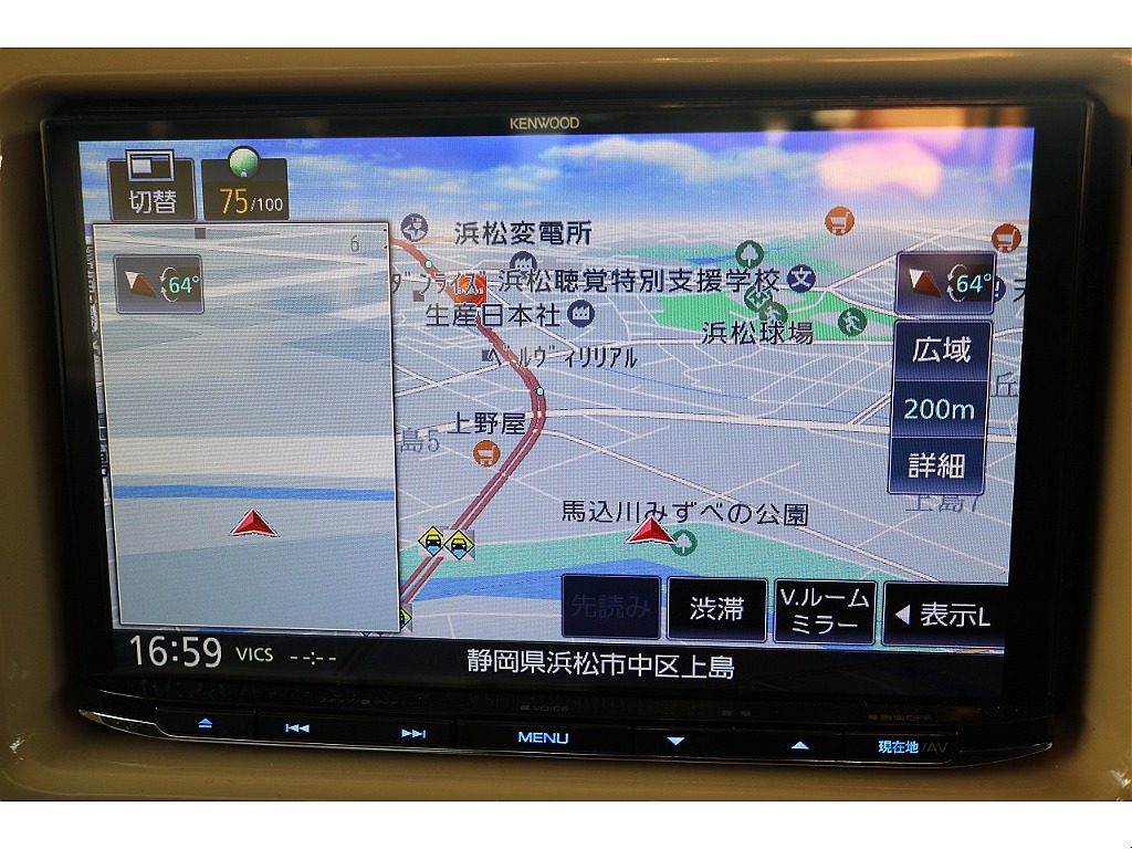 KENWOOD８インチナビ