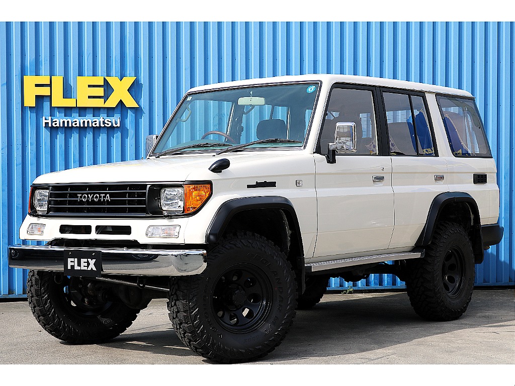 トヨタ&nbsp;ランドクルーザープラド&nbsp;プラド5ドア3.0DT SXワイド 4WD&nbsp;ホワイト 【５速マニュアル】&nbsp;静岡県