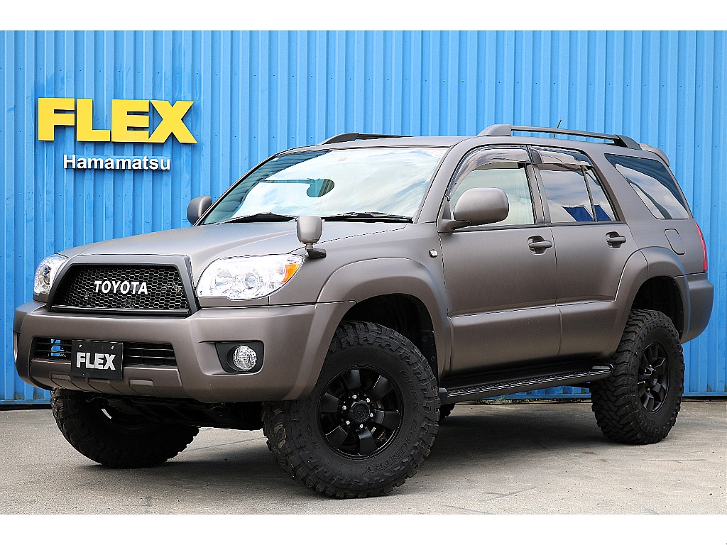 トヨタ&nbsp;ハイラックスサーフ&nbsp;2.7SSR-G 4WD&nbsp;マットブロンズペイント 2インチリフトアップ&nbsp;静岡県
