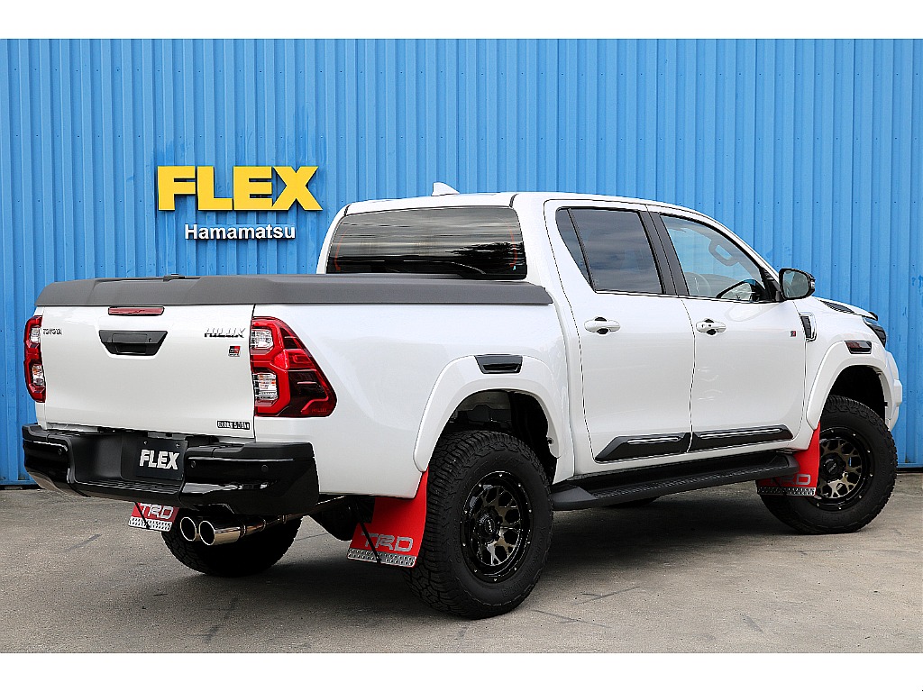 トヨタ&nbsp;ハイラックス&nbsp;4ドア2.4Z GRスポーツディーゼルターボ 4WD&nbsp;TRD パールホワイト 純正トノカバー&nbsp;静岡県の詳細画像&nbsp;その3