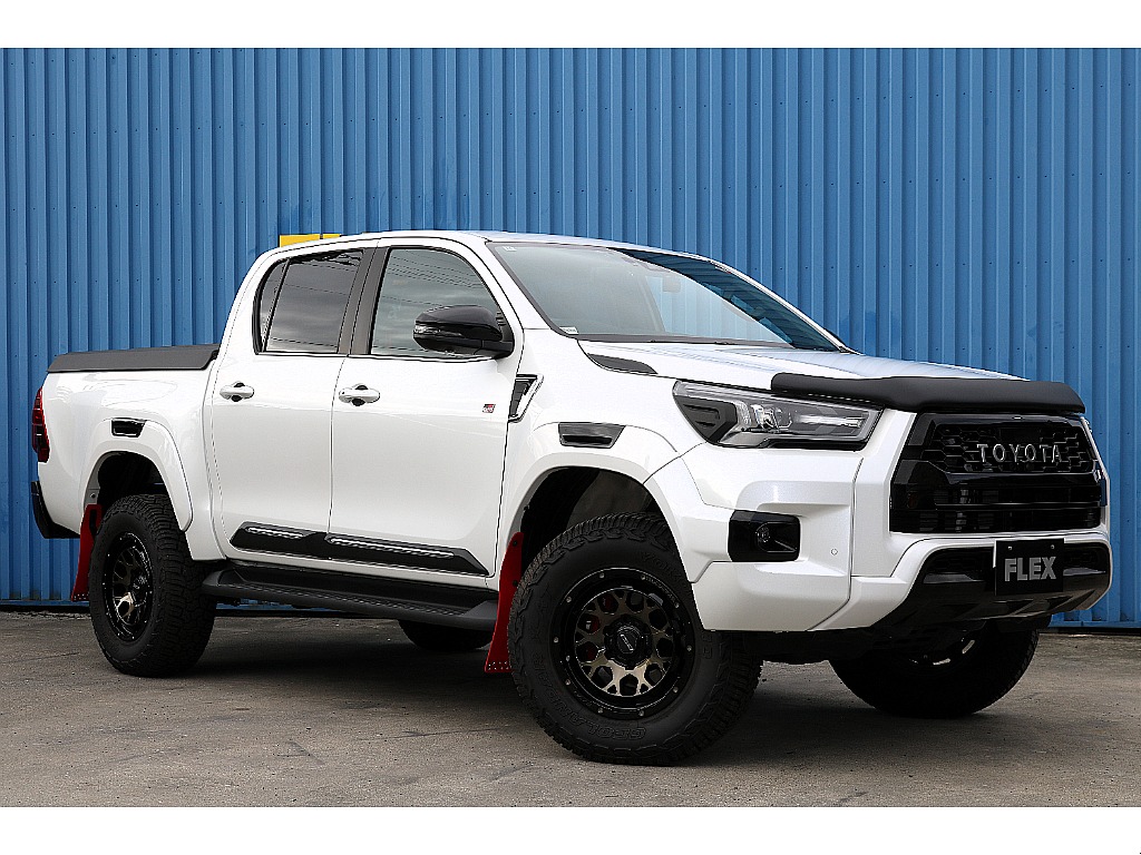 トヨタ&nbsp;ハイラックス&nbsp;4ドア2.4Z GRスポーツディーゼルターボ 4WD&nbsp;TRD パールホワイト 純正トノカバー&nbsp;静岡県の詳細画像&nbsp;その4