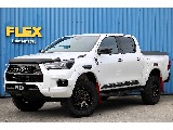 トヨタ&nbsp;ハイラックス&nbsp;4ドア2.4Z GRスポーツディーゼルターボ 4WD&nbsp;TRD パールホワイト 純正トノカバー&nbsp;静岡県