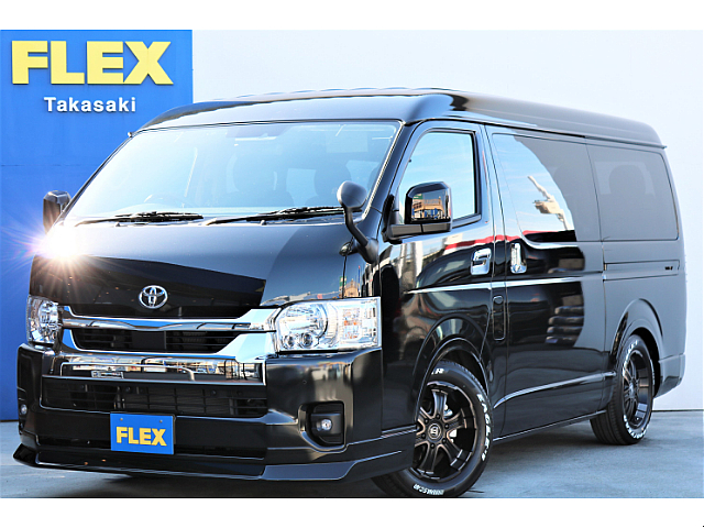 新車 ハイエースワゴン ＧＬ ２ＷＤ ガソリン フロア施工 ツインモニター完備！！