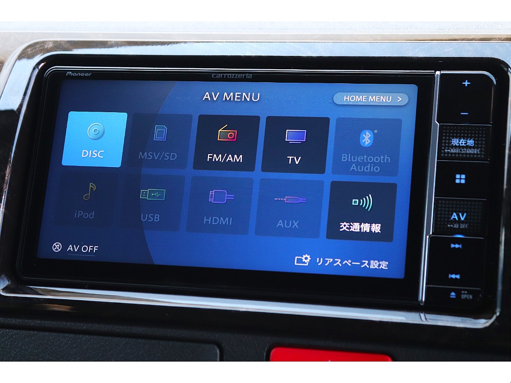 カロッツェリア７インチＳＤナビ完備♪