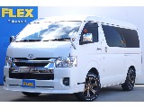 ハイエース 2.7 GL ロング ミドルルーフ 4WD アルパインダブルモニター！10乗り！4WD！！