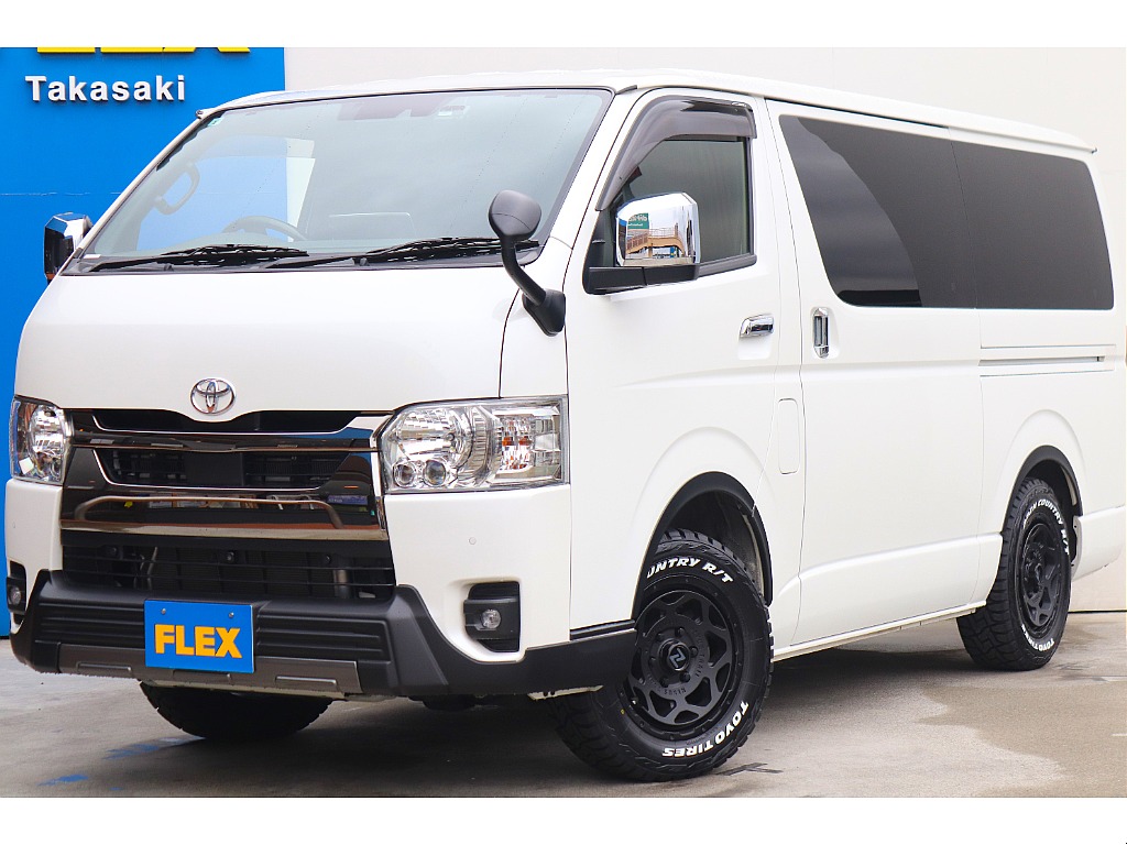 ハイエースバン 2.8 スーパーGL ダークプライムⅡ ロングボディ ディーゼルターボ 4WD 厳選仕入れ！ベットキット！！