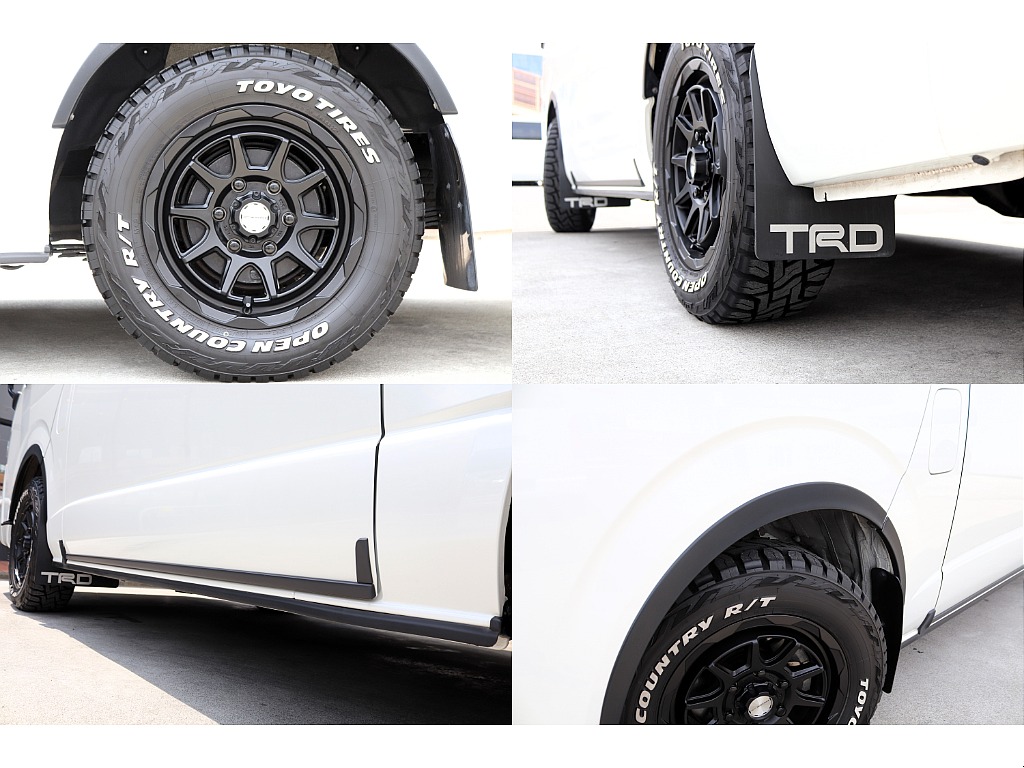 マッドバンス１６インチＡＷ＆オープンカントリー/ＴＲＤマッドガード/寒冷地仕様/オリジナルフェンダー