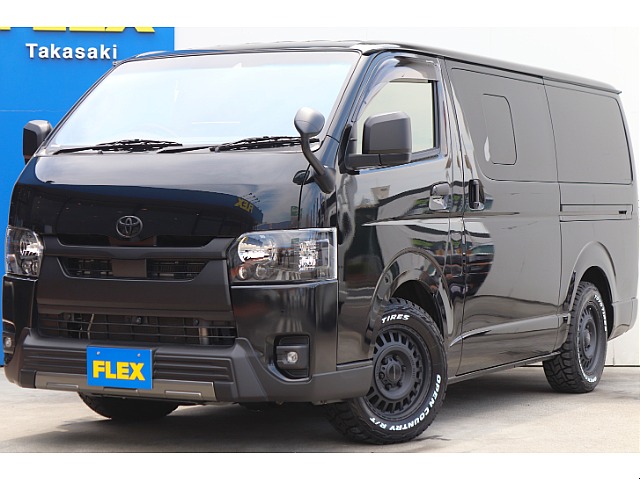 ハイエースバン 2.8 スーパーGL ダークプライムⅡ ロングボディ ディーゼルターボ 4WD 厳選仕入れ！アルパイン！!ブラックエディション！！