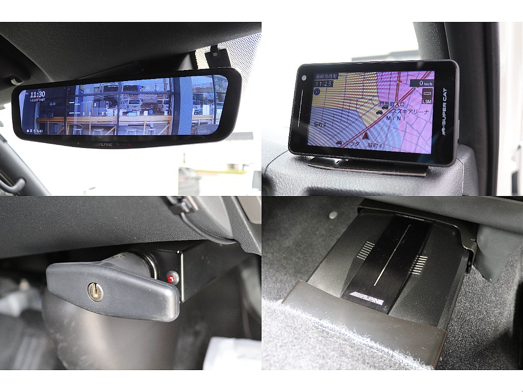 ALPINEデジタルインナーミラードライブレコーダー/レーダー探知機/ブレーキロックセキュリティ/ALPINE　OPTMサウンドシステム