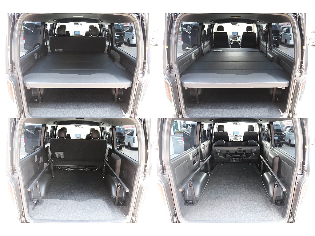 オリジナルベッドキット完備の車中泊仕様♪