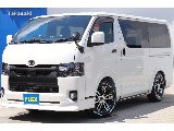 ハイエースバン 2.8 スーパーGL ダークプライムⅡ ロングボディ ディーゼルターボ 4WD 厳選仕入れBLACKエディションＬＯＷスタイル！！