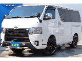 ハイエースバン 2.8 スーパーGL ダークプライムⅡ ロングボディ ディーゼルターボ 4WD 【買取直販】ベットキット付き♪