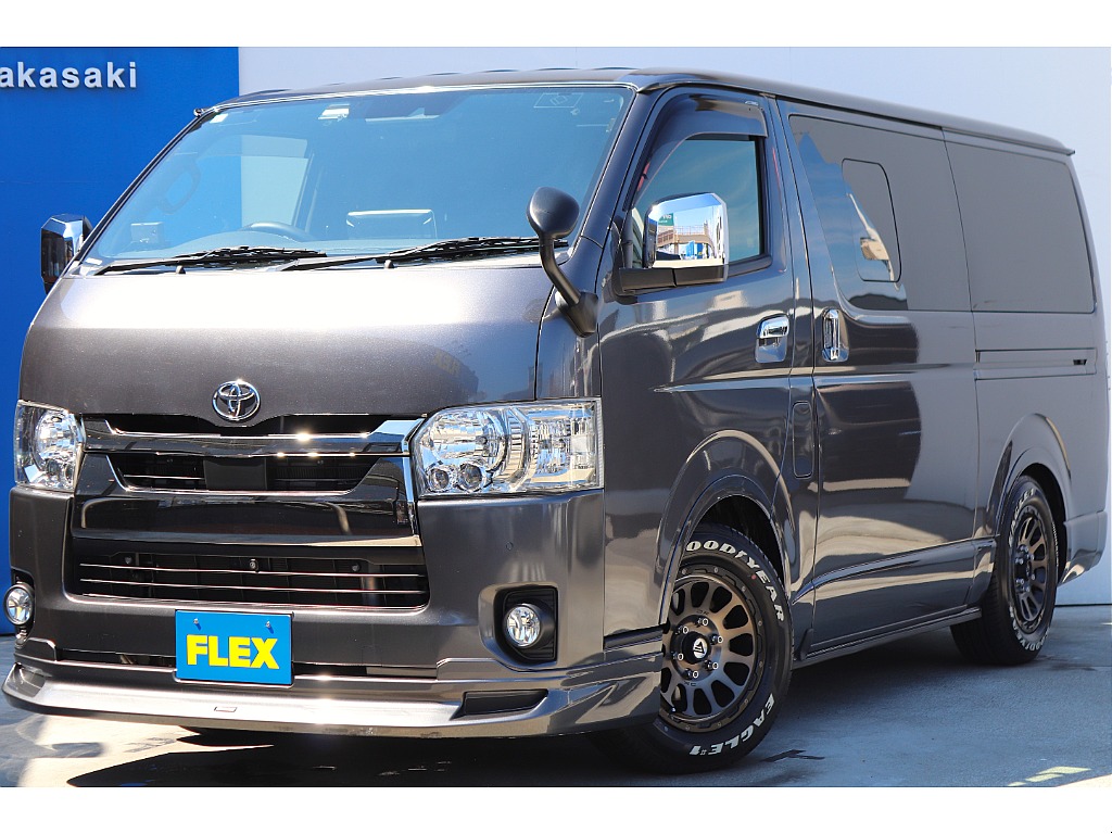 ハイエースバン 2.8ダークプライムⅡマルチロールトランスポータータイプⅠロングディーゼルターボ4WD 厳選仕入！ベットキット付き！！