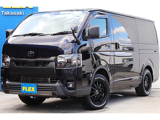 ハイエースバン 2.8 スーパーGL ダークプライムⅡ ロングボディ ディーゼルターボ 4WD ラプター塗装！オフロードスタイル！！
