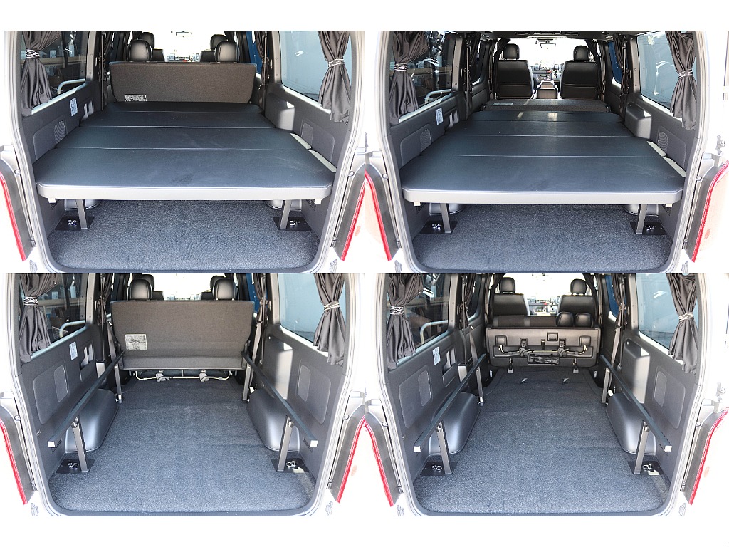 ベッドキット付きの車中泊仕様！