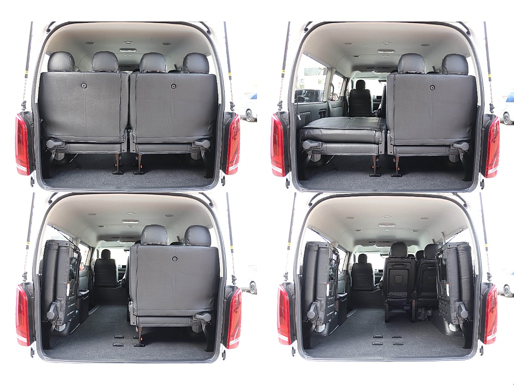 4列目を跳ね上げればラゲッジスペースにも♪