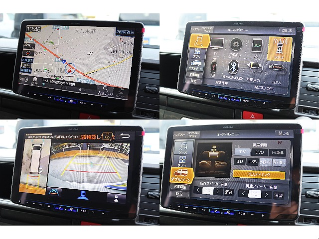 大画面ALPINE11インチナビ装備！