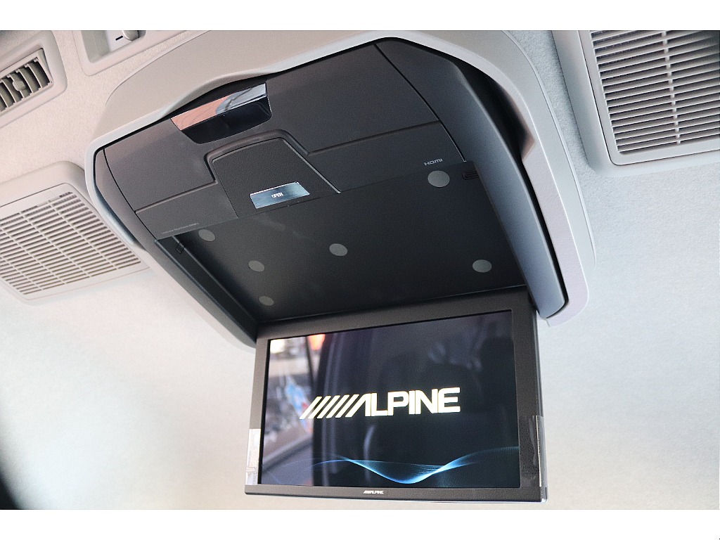 ALPINE12.8インチフリップダウンモニター