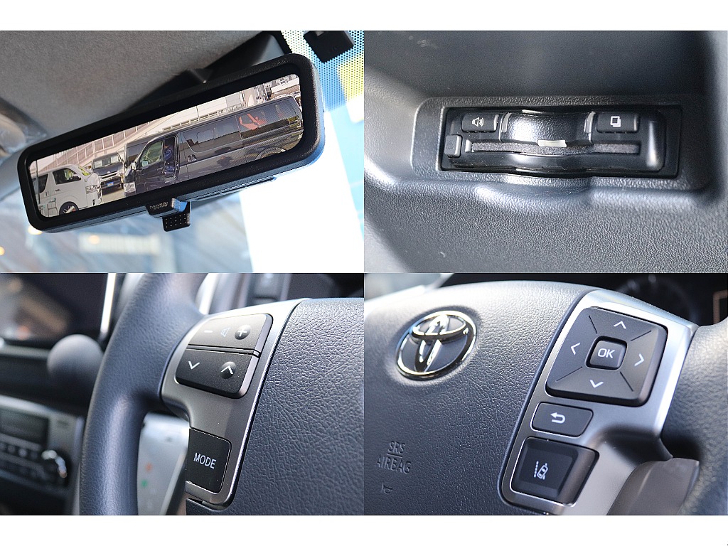 デジタルインナーミラー/ETC2.0/ステアリングスイッチ