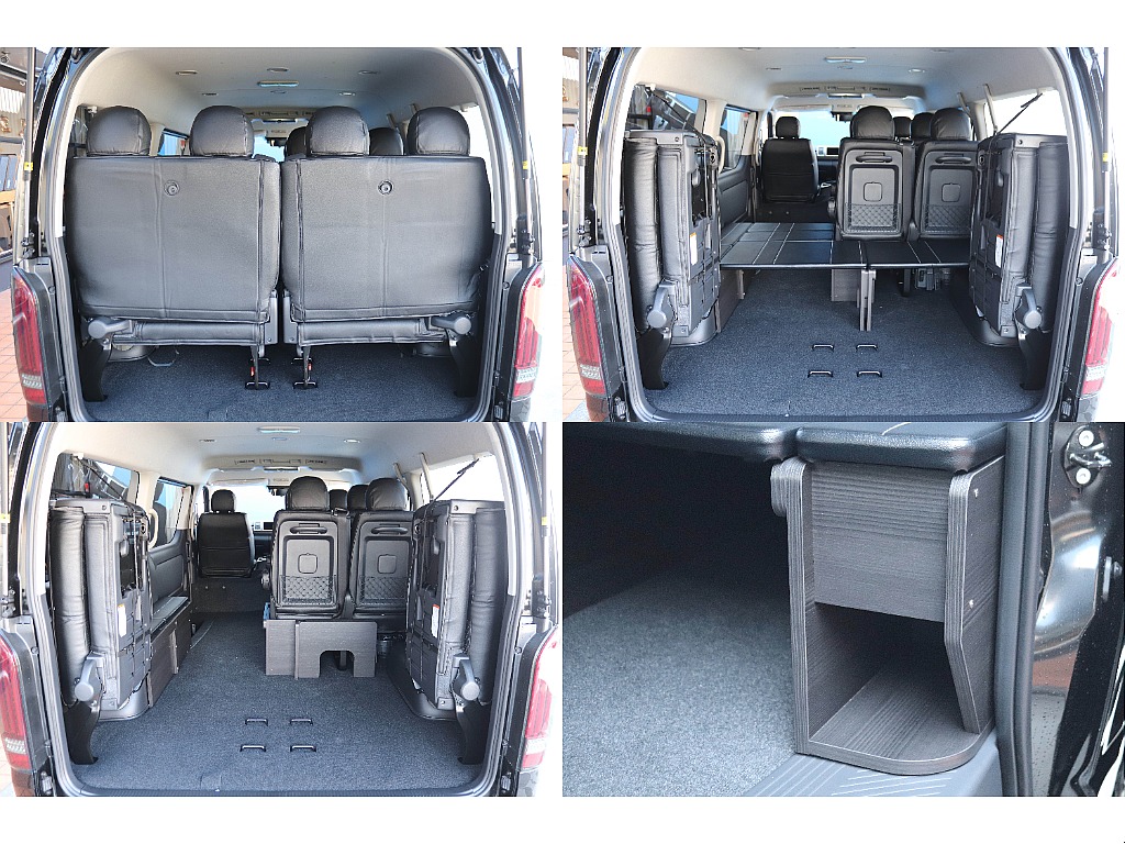 4列目を跳ね上げればラゲッジスペースにも♪