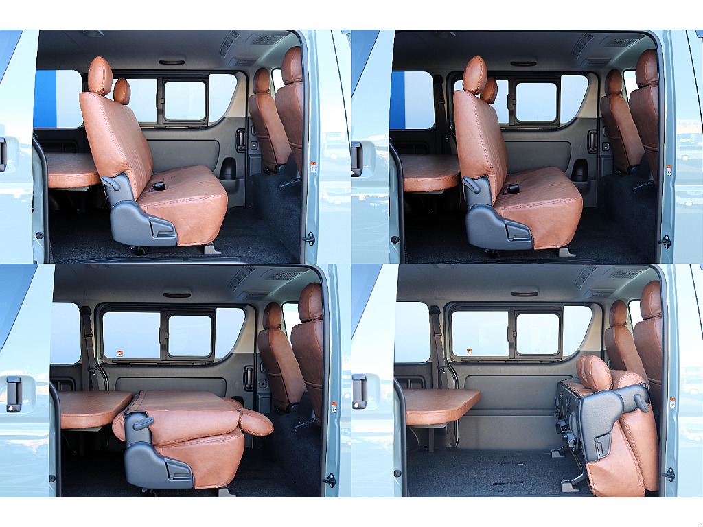 セカンドシートは跳ね上げ可能です♪