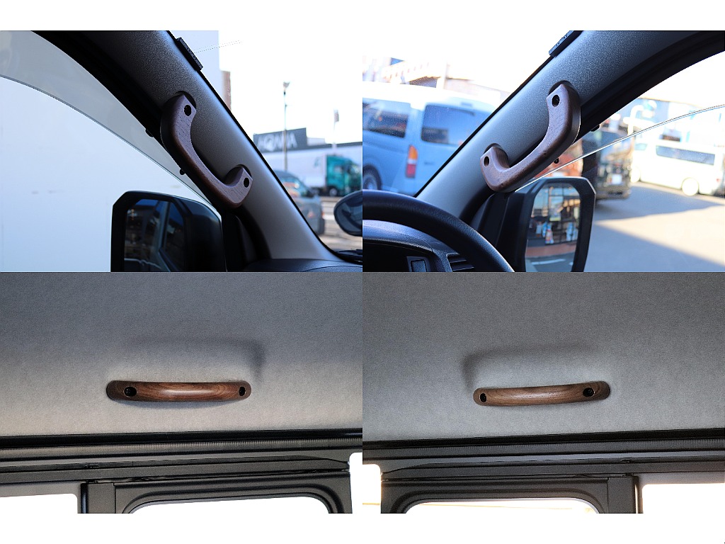 お洒落なウッドアシストグリップ付き♪