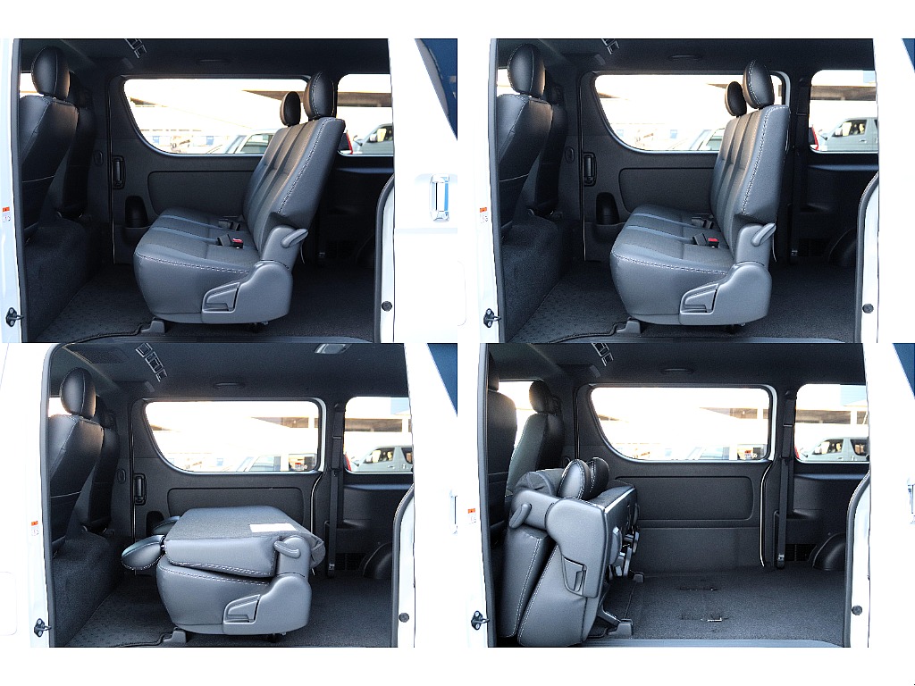セカンドシートは跳ね上げ可能です！！