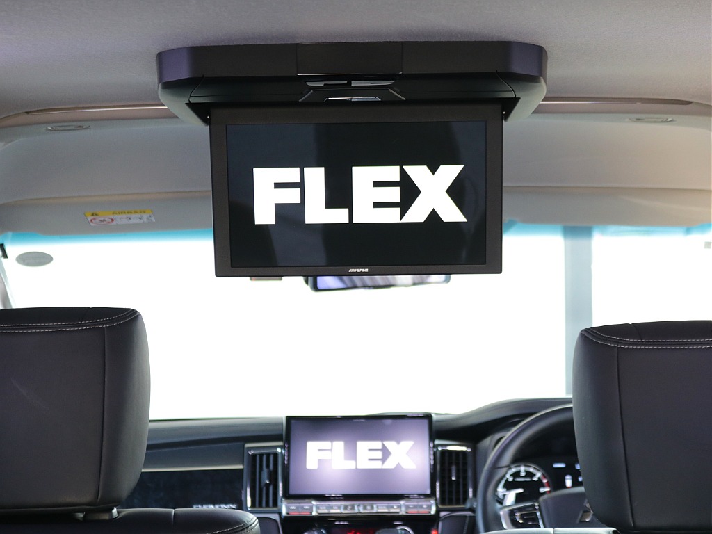 後席用フリップダウンモニター