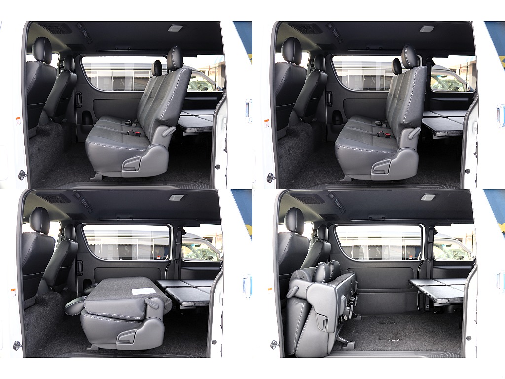 セカンドシートは跳ね上げ式♪