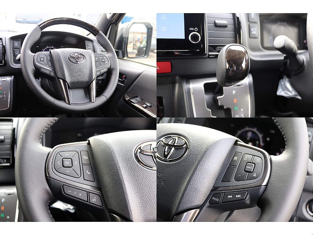 スタイリッシュな新型ステアリング♪レーダークルーズコントロール機能付き♪