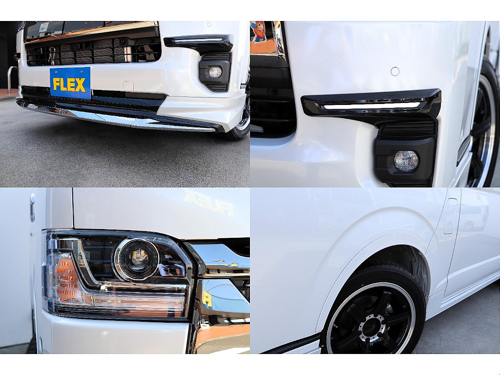 モデリスタリップスポイラー・シグネクチャーイルミ・新型ヘッドライト・FLEXオーバーフェンダー