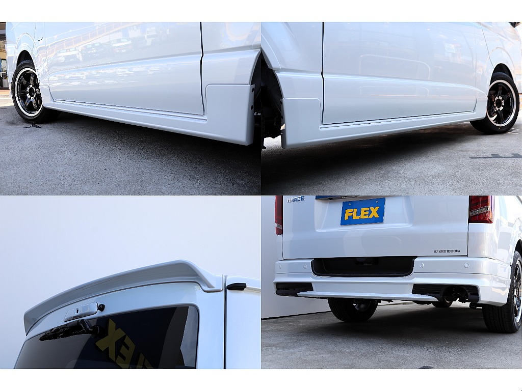 モデリスタサイドスカート・FLEXリップスポイラー・モデリスタリアバンパースポイラー