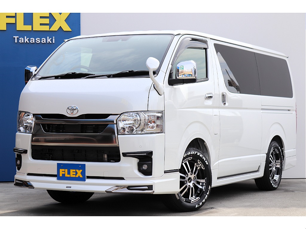 ハイエースバン特別仕様車ダークプライムSディーゼル４WD！！モデリスタフルエアロ！！