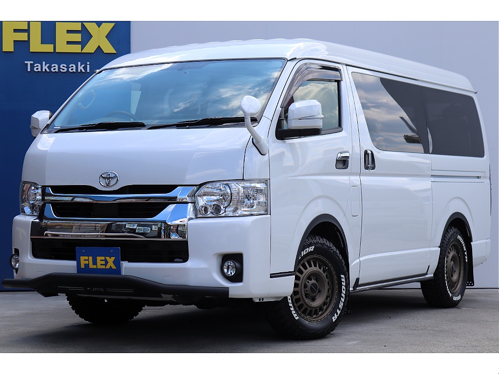 令和3年ハイエースワゴンGLガソリン４ＷＤ！アウトドアスタイル！！