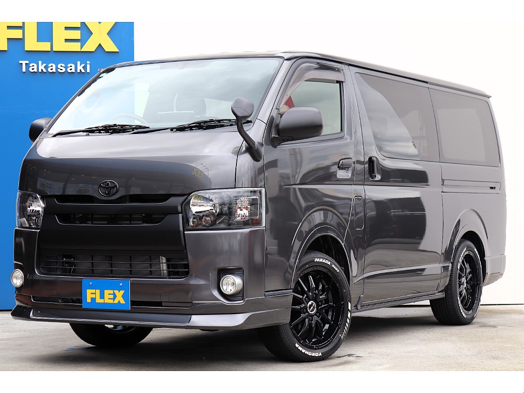 トヨタ&nbsp;ハイエースバン&nbsp;5D2.8DTスーパーGL 50TH ANV LTD L 4WD&nbsp;厳選仕入れ！ブラックエディション！&nbsp;群馬県