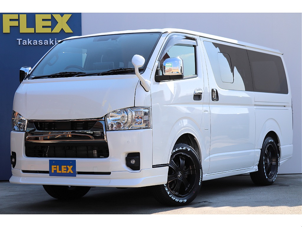 令和6年ハイエースバンダークプライム２ディーゼル４ＷＤ！ＦＬＥＸオリジナルフルエアロパッケージ！