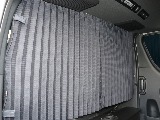 FLEXオリジナル　センターカーテン付きで車中泊の際も快適にお過ごしいただけます！