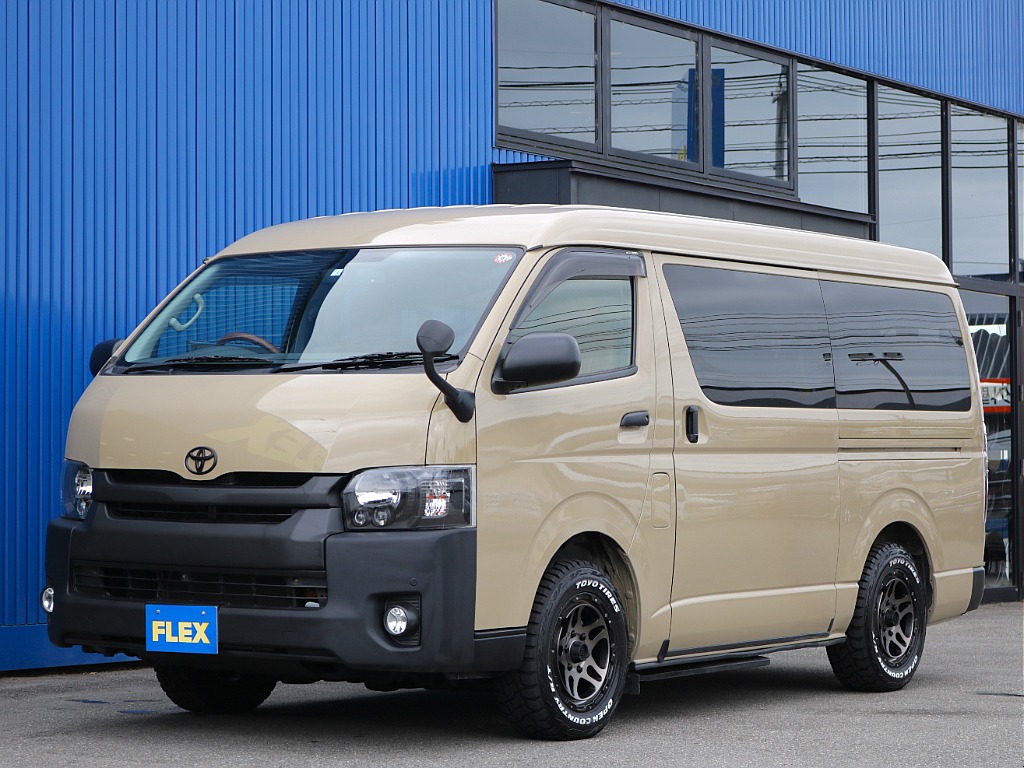 トヨタ ハイエース ワゴン2.7GLロング ミドルルーフ 4WD オールペイント ベージュ 石川県の詳細画像 その16