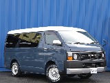 トヨタ ハイエース ワゴン2.7GLロング ミドルルーフ 4WD Renoca Coastlines アルルブルー×ホワイトルーフ 石川県の詳細画像 その3