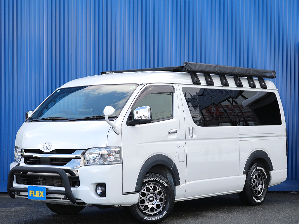 トヨタ ハイエースバン 5D2.7スーパーGL DプライムⅡワイドL 4WD RHINO-RACK プラットフォーム 石川県