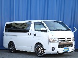 トヨタ ハイエースバン 5D2.8DTスーパーGLダークプライムⅡL 4WD ローダウン バルベロ17インチAW 石川県の詳細画像 その3