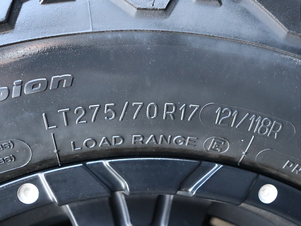 タイヤサイズ！